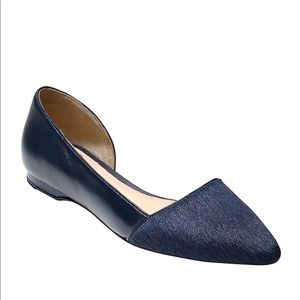 Cole Haan Amalia Skimmer, navy calf-hair 9